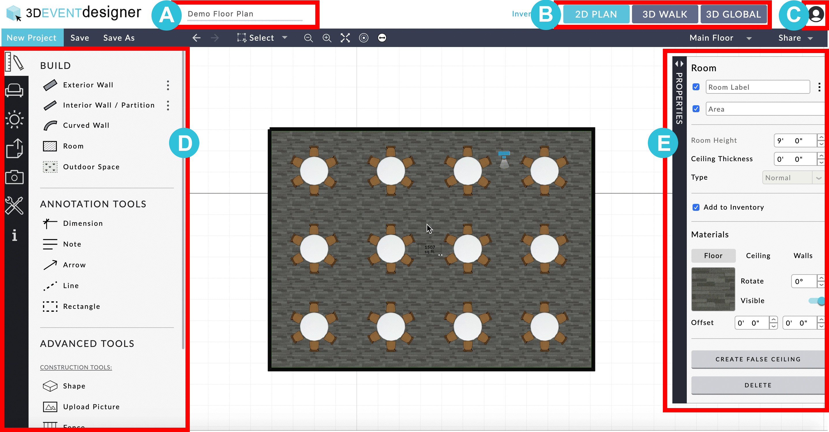 3D Interactive Floor Plan Online